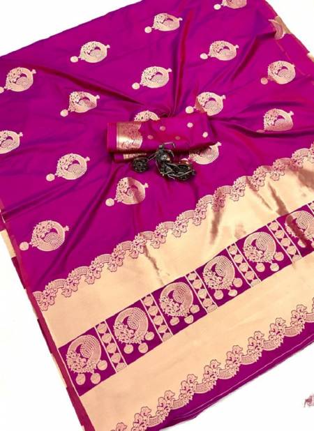 A Jhumka By Ritilka Soft Lichi Silk Cloth Saree Catalog